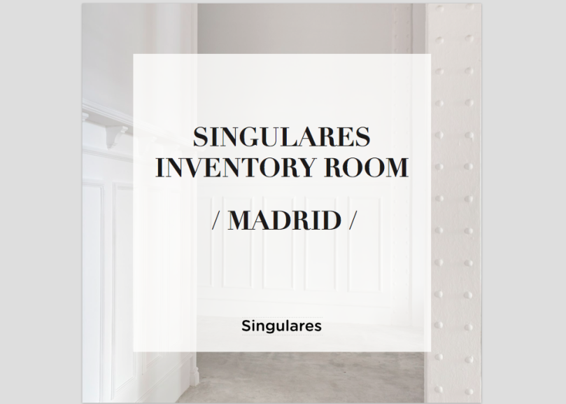Singulares Inventory Room Madrid 2016